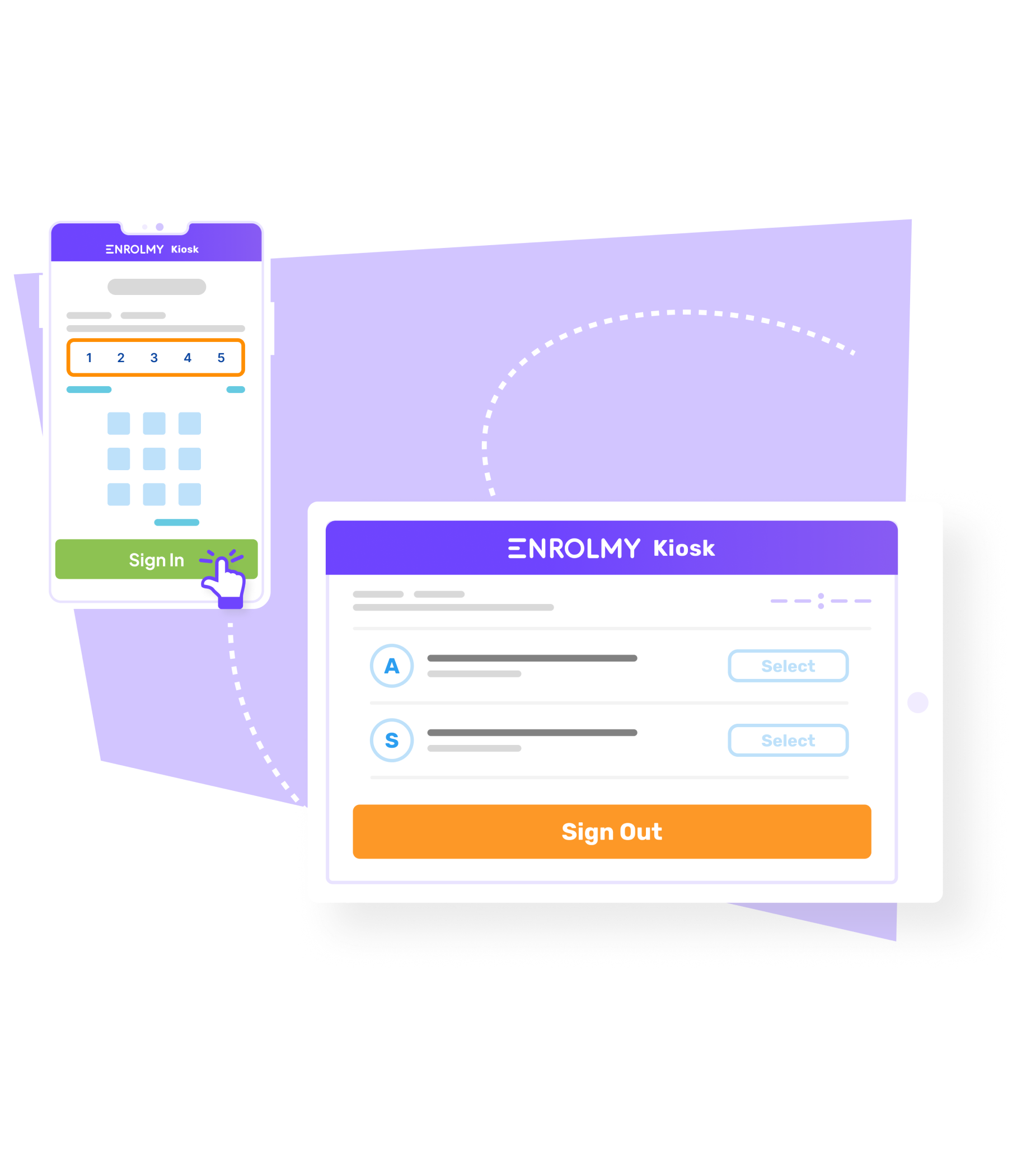 EMY Onsite - Mobile app interface for on-location management