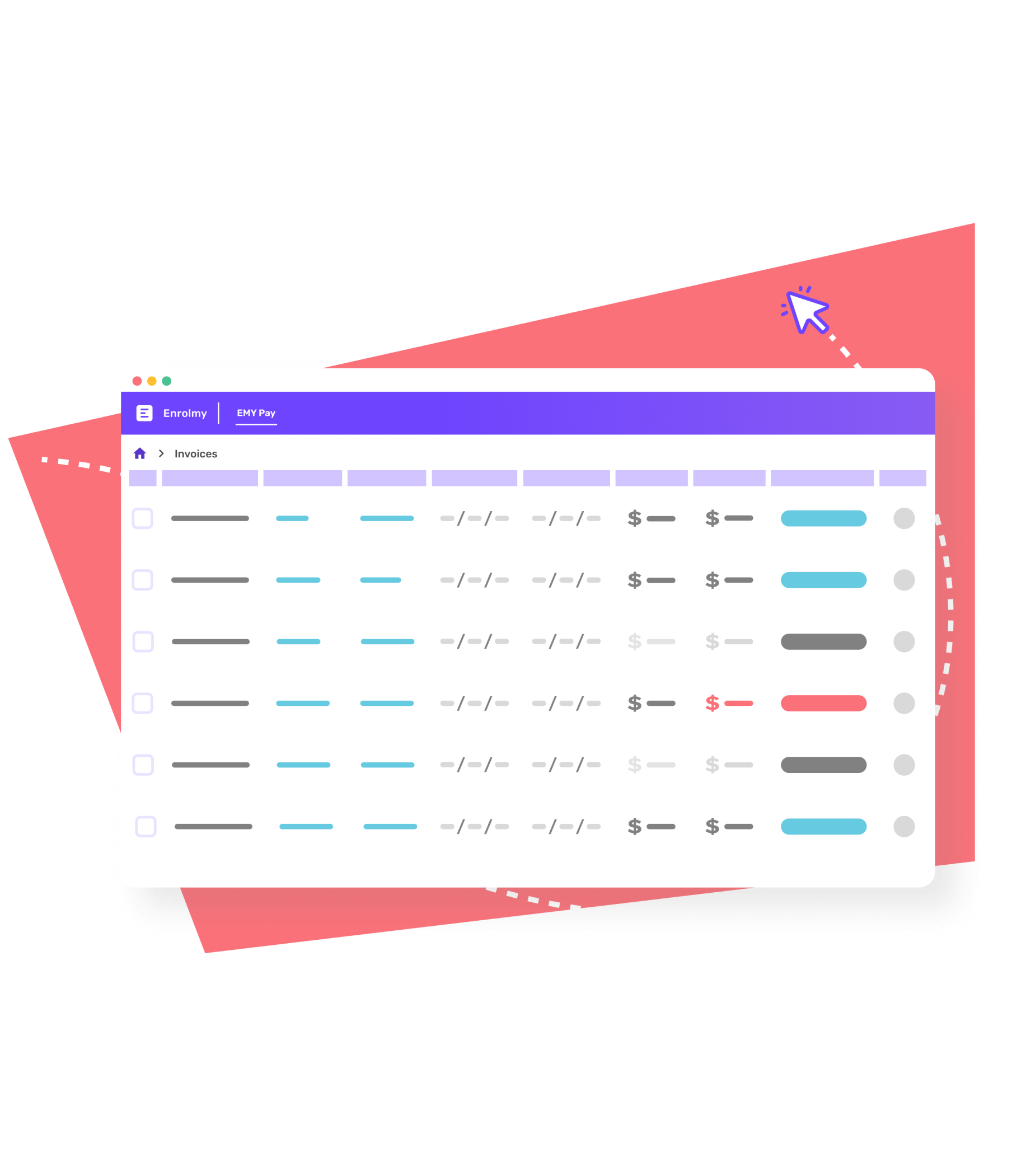 EMY Pay - Payment management and invoicing interface